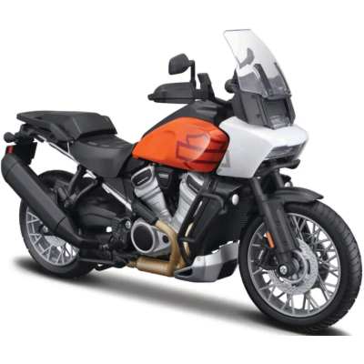 Motocicletă jucărie Harley Davidson Pan America 1250 White/Orange/Black 2021 Motocicletă jucărie Harley Davidson Pan America 1250 White/Orange/Black 2021