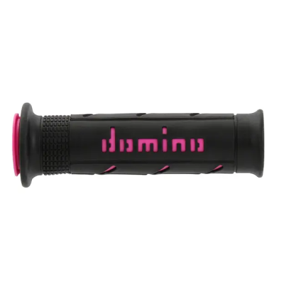 Mansoane moto  DOMINO GRIPS A250 PAIR BLACK/FUCHSIA