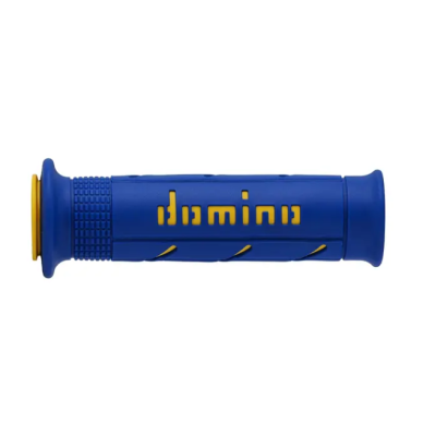 Mansoane moto DOMINO GRIPS A250 PAIR BLUE/YELLOW