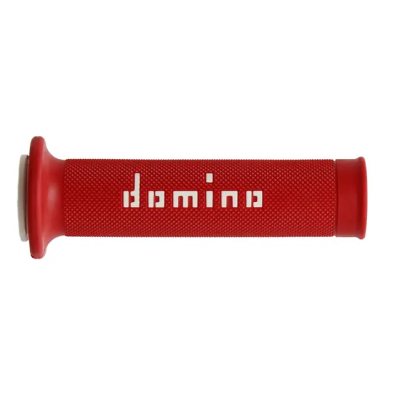 Mansoane moto DOMINO GRIPS A010 RED/WHITE