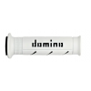 Mansoane moto  DOMINO GRIPS A250 PAIR WHITE/BLACK
