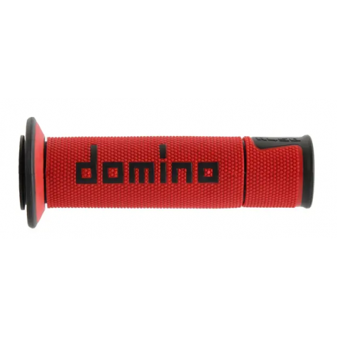 Mansoane moto DOMINO GRIPS A450 PAIR RED/BLACK Mansoane moto DOMINO GRIPS A450 PAIR RED/BLACK