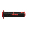 Mansoane moto DOMINO GRIPS A450 PAIR BLACK/RED