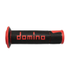 Mansoane moto DOMINO GRIPS A450 PAIR BLACK/RED thumb