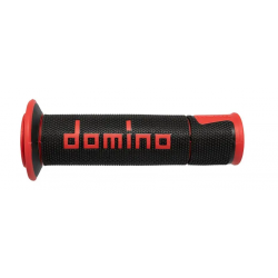 Mansoane moto DOMINO GRIPS A450 PAIR BLACK/RED