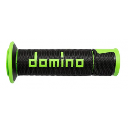 Mansoane moto DOMINO GRIPS A450 PAIR BLACK/GREEN