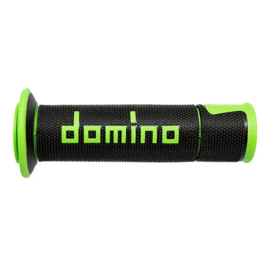 Mansoane moto DOMINO GRIPS A450 PAIR BLACK/GREEN