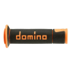 Mansoane moto  DOMINO GRIPS A450 PAIR ORANGE/BLACK thumb
