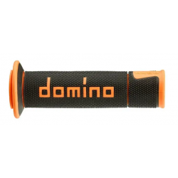 Mansoane moto  DOMINO GRIPS A450 PAIR ORANGE/BLACK Mansoane moto  DOMINO GRIPS A450 PAIR ORANGE/BLACK