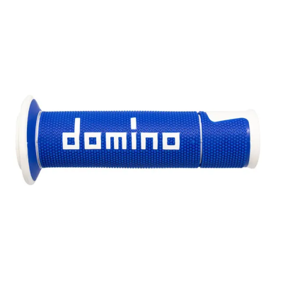 Mansoane moto  DOMINO GRIPS A450 PAIR BLUE/WHITE