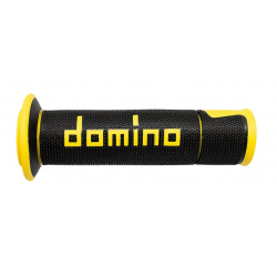Mansoane moto  DOMINO GRIPS A450 PAIR BLACK/YELLOW