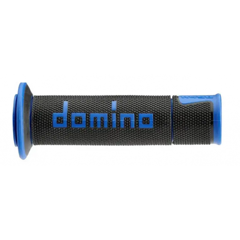 Mansoane moto DOMINO GRIPS A450 PAIR BLACK/BLUE Mansoane moto DOMINO GRIPS A450 PAIR BLACK/BLUE