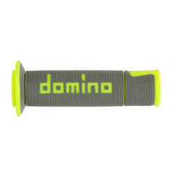Mansoane moto  DOMINO GRIPS A450 PAIR GREY/FLUOR