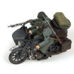 Motocicletă jucărie de asamblat Zundapp K800 cu coș și echipaj – 2 figuri thumb