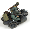 Motocicletă jucărie de asamblat Zundapp K800 cu coș și echipaj – 2 figuri thumb