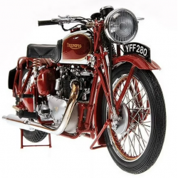 Motocicletă jucărie TRIUMPH SPEED TWIN 1939 Motocicletă jucărie TRIUMPH SPEED TWIN 1939