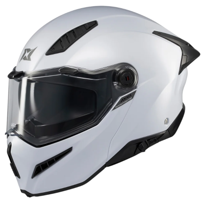 Casca flip-up  AXXIS GHOSTFIGHTER SV A0 GLOSS WHITE