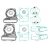 Top End set de garnituri ATHENA Honda VT Shadow 750/ C Shadow 700 83-89 Top End set de garnituri ATHENA Honda VT Shadow 750/ C Shadow 700 83-89 thumb