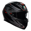 Casca AGV K3 E2206 - SYTH BLACK/RED thumb