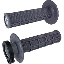 Mânere motocross ODI V2 Waffle Gray Lock-On