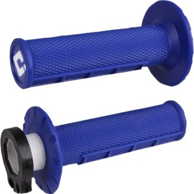 Mânere motocross ODI V2 Waffle Blue Lock-On