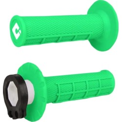 Manete motocross ODI V2 Waffle Fluorescent Green Lock-On Manete motocross ODI V2 Waffle Fluorescent Green Lock-On