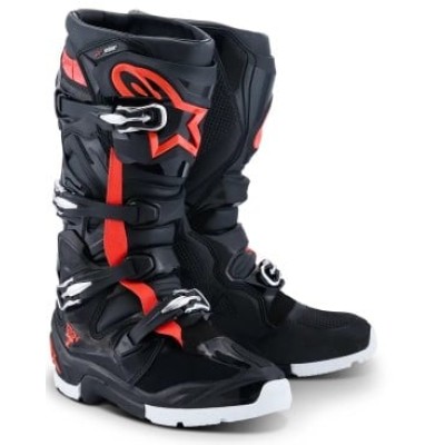 Botine motocross ALPINESTARS TECH 7 ENDURO Drystar BLACK/RED/WH