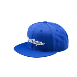 Căciulă TROY LEE DESIGNS Flat Bill Snapback Signature - BLUE Căciulă TROY LEE DESIGNS Flat Bill Snapback Signature - BLUE