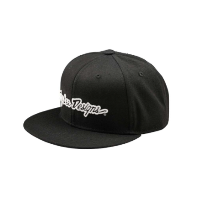 Căciulă TROY LEE DESIGNS Flat Bill Snapback Signature - BLACK