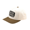 Căciulă TROY LEE DESIGNS Curved Snapback Stamp - WHITE/BROWN