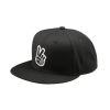 Căciulă TROY LEE DESIGNS Flat Bill Snapback Peace - NEGRU