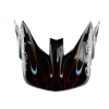 Vizor pentru cască TROY LEE DESIGNS SE5 Carbon Torched - Negru/Rouge
