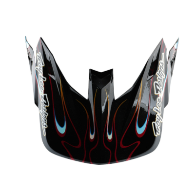 Vizor pentru cască TROY LEE DESIGNS SE5 Carbon Torched - Negru/Rouge