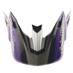 Vizor pentru cască TROY LEE DESIGNS SE5 Carbon Stripes - Negru/Mov thumb