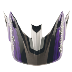 Vizor pentru cască TROY LEE DESIGNS SE5 Carbon Stripes - Negru/Mov