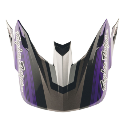 Vizor pentru cască TROY LEE DESIGNS SE5 Carbon Stripes - Negru/Mov