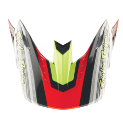 Vizor pentru cască TROY LEE DESIGNS SE5 Carbon Stripes - Negru/Infra Roșu