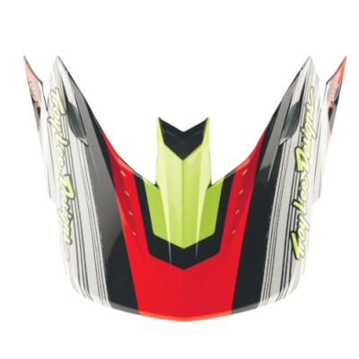Vizor pentru cască TROY LEE DESIGNS SE5 Carbon Stripes - Negru/Infra Roșu