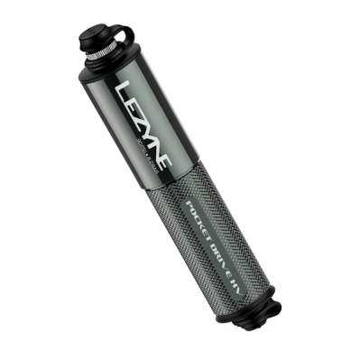Pompa de bicicletă LEZYNE Pocket Drive HV - Pompa manuală gri deschis
