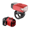 Lumini de bicicletă LEZYNE KTV DRIVE/FEMTO USB PAIR Red Bike Light