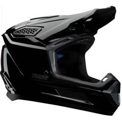 Cască motocross THOR FLEET BLACKOUT GLOSS