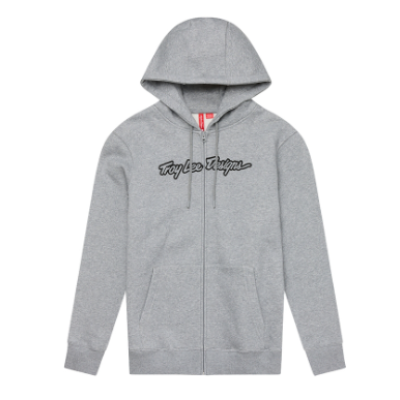 Hanorac TROY LEE DESIGNS Zip Up Signature – Gri Heather