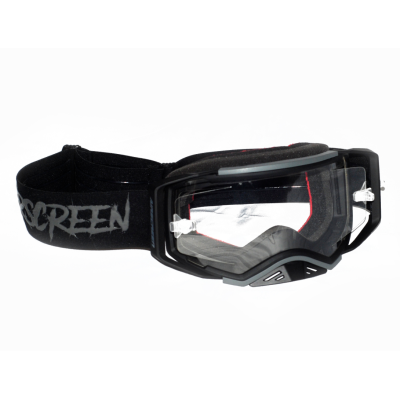 Ochelari de motocross AIRSCREEN AERO 04 EX BLACK