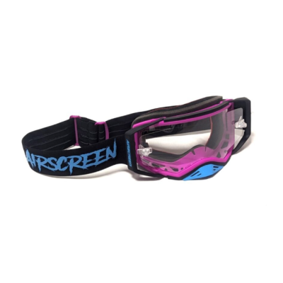 Ochelari de motocross AIRSCREEN AERO 01 EX PINK/BLUE