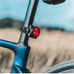 Lumini de bicicletă LEZYNE ZECTO DRIVE REAR LIGHT BLUE Hi Gloss Bicycle Light thumb