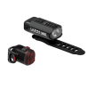 Lămpi de bicicletă LEZYNE HECTO 500XL / FEMTO USB PAIR BLACK