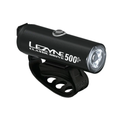 Lumini de bicicletă LEZYNE Classic Drive 500+ Black Front Bicycle Light