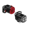 Lumini de bicicletă LEZYNE Femto USB C Drive LED Set Negru