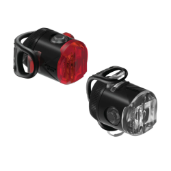 Lumini de bicicletă LEZYNE Femto USB C Drive LED Set Negru