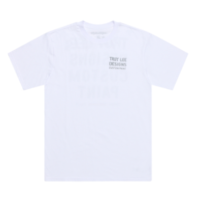 Tricou TROY LEE DESIGNS Paint Shop - Alb